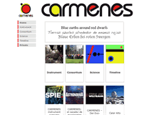 Tablet Screenshot of carmenes.caha.es