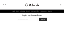 Tablet Screenshot of caha.pl