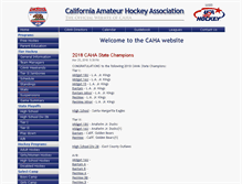 Tablet Screenshot of caha.com